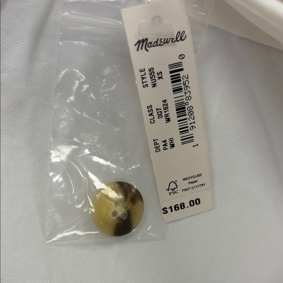 NWT Madewell Utility Coverall Straight-Leg Jumpsuit — XS - Picture 6 of 6